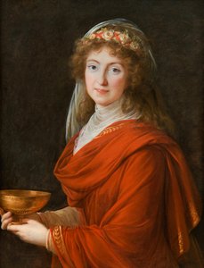 Portrait de la comtesse Siemontkowsky Bystry - Elisabeth Louise Vigee Lebrun